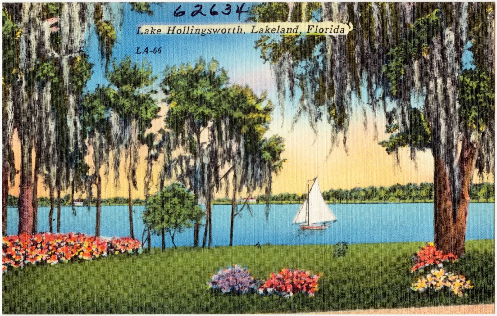 Lake Hollingsworth, Lakeland, Florida, Boston Public Library - undated
