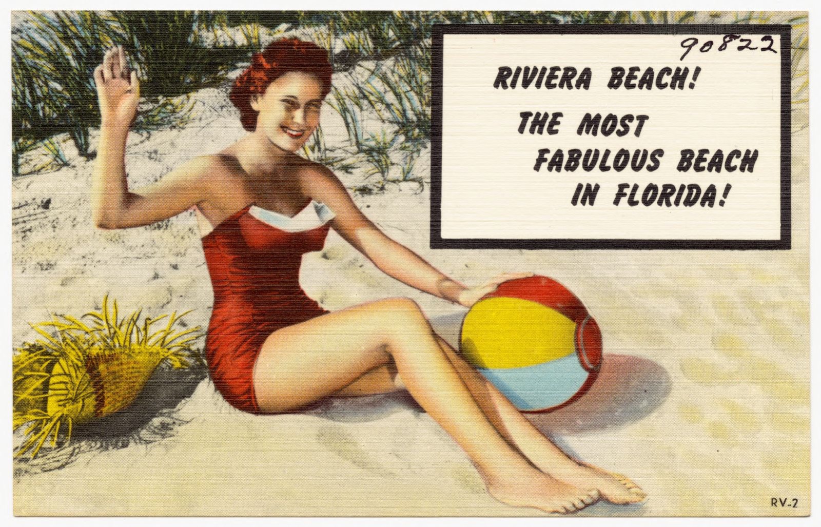 Riviera Beach! The most fabulous beach in Florida!, Boston Public Library - undated