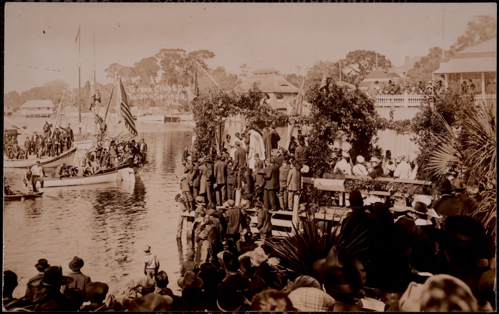 Greek Cross Day, Tarpon Springs, Fla., Boston Public Library - undated