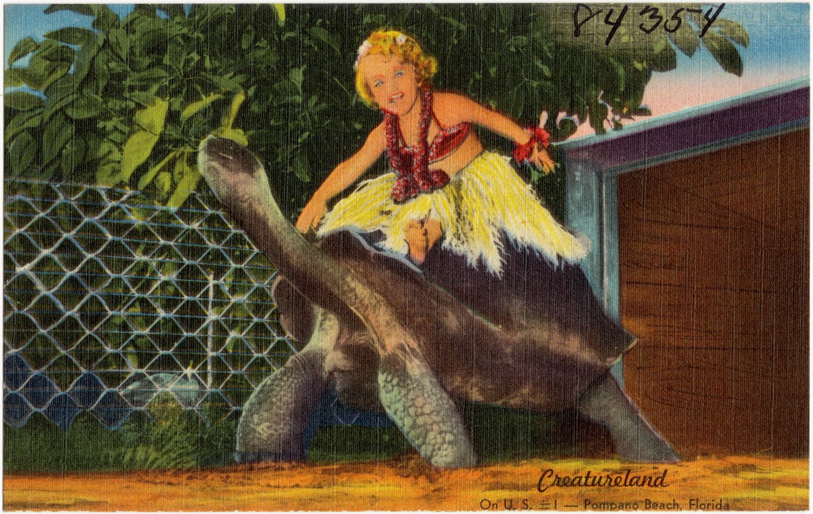 Creatureland, on U.S. 1- Pompano Beach, Florida, Boston Public Library - undated