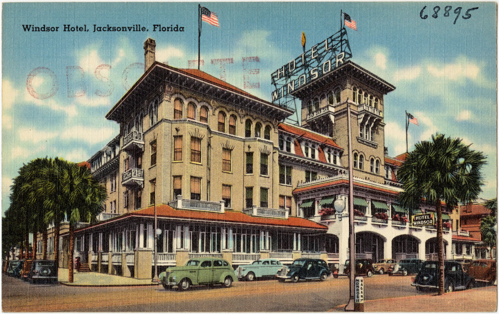 Windsor Hotel, Jacksonville, Florida, Boston Public Library - undated