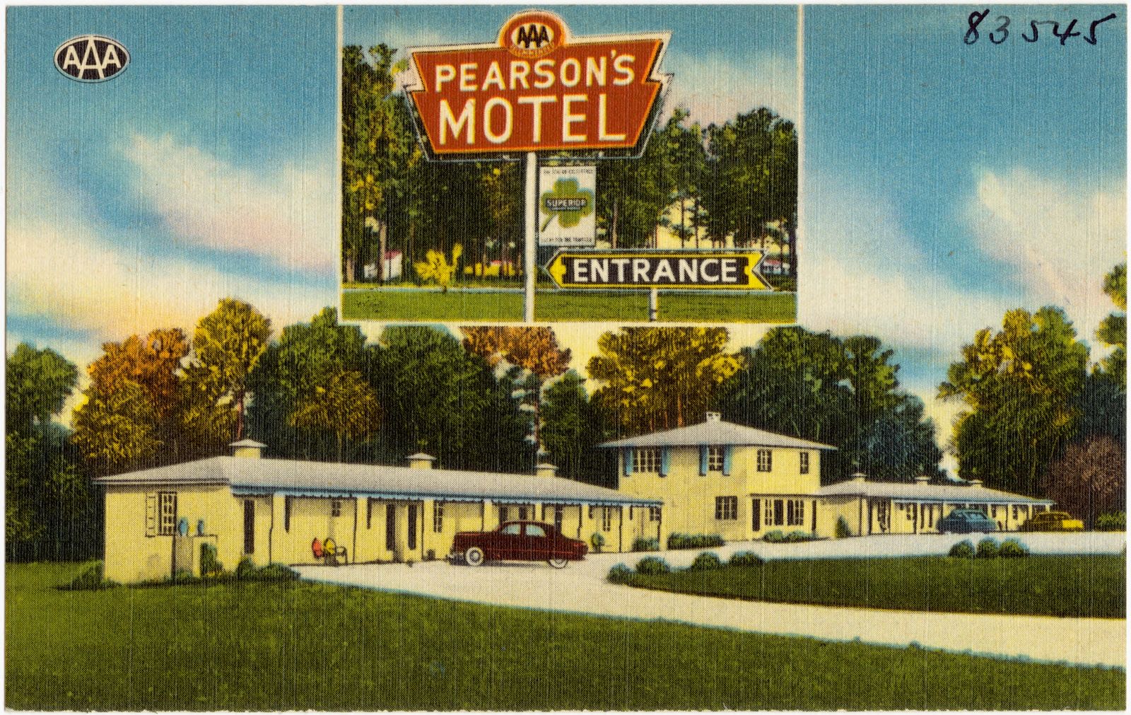 Pearson's Motel, Boston Public Library - undated