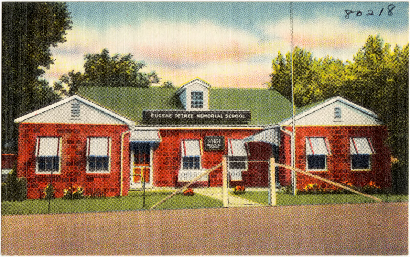 Eugene Petree Memorial School, Boston Public Library - undated