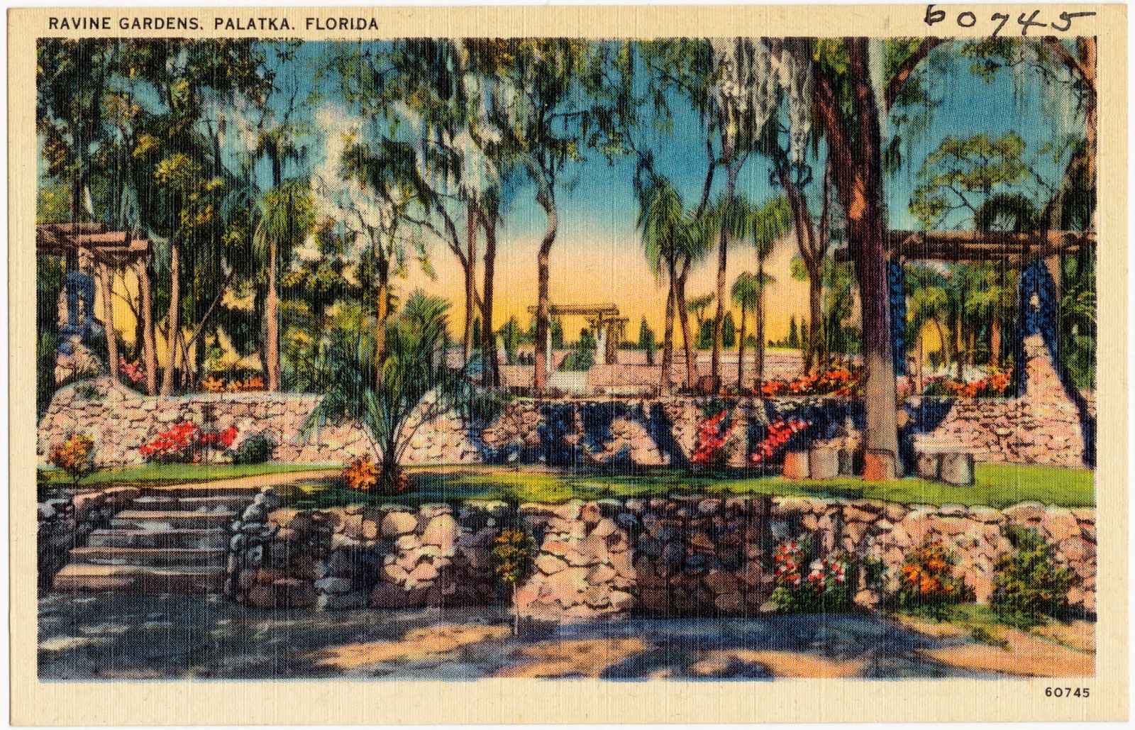 Ravine Gardens, Palatka, Florida, Boston Public Library - undated