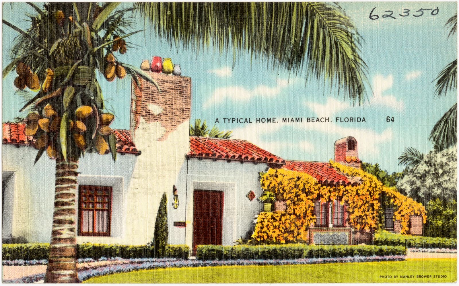 A typical home, Miami Beach, Florida, Boston Public Library - undated