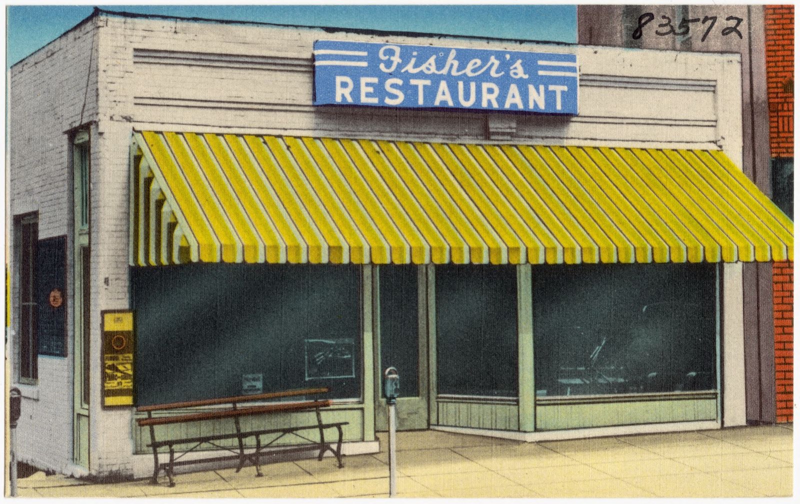 Fisher's Restaurant, Boston Public Library - undated