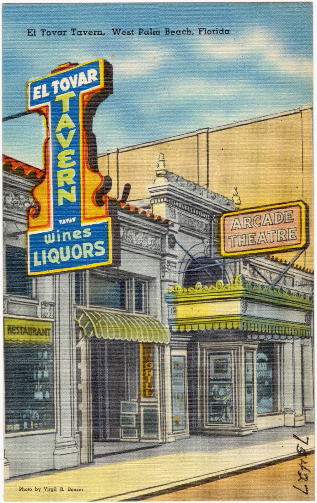 El Tovar Tavern, West Palm Beach, Florida, Boston Public Library - undated
