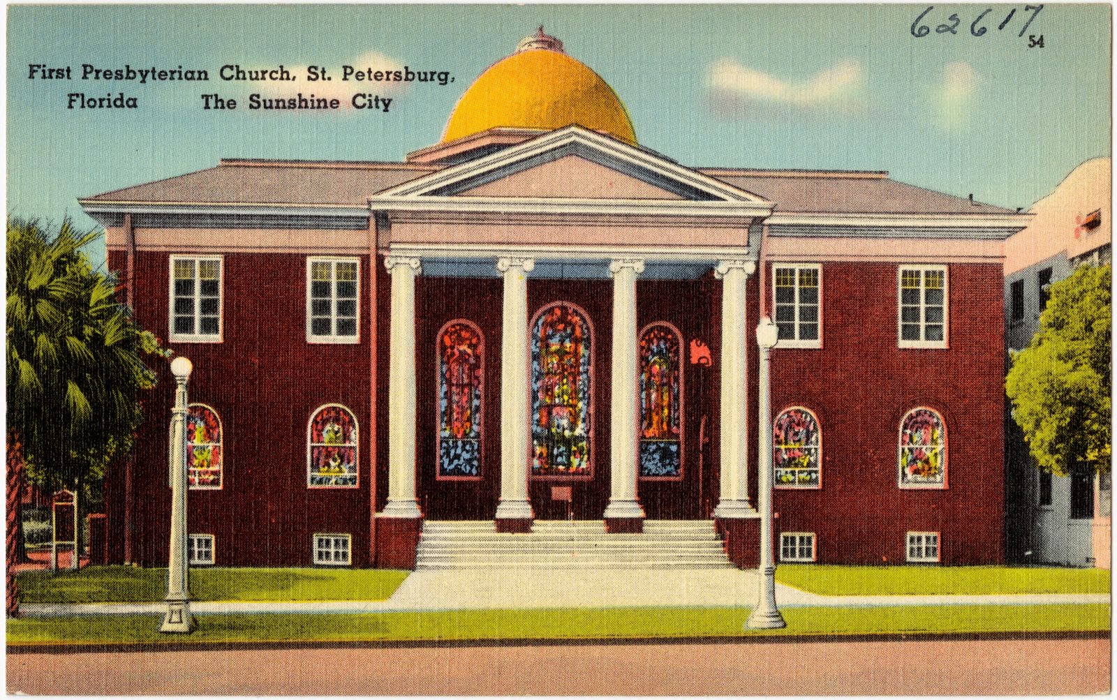 First Presbyterian Church, St. Petersburg, Florida, the sunshine city, Boston Public Library - undated