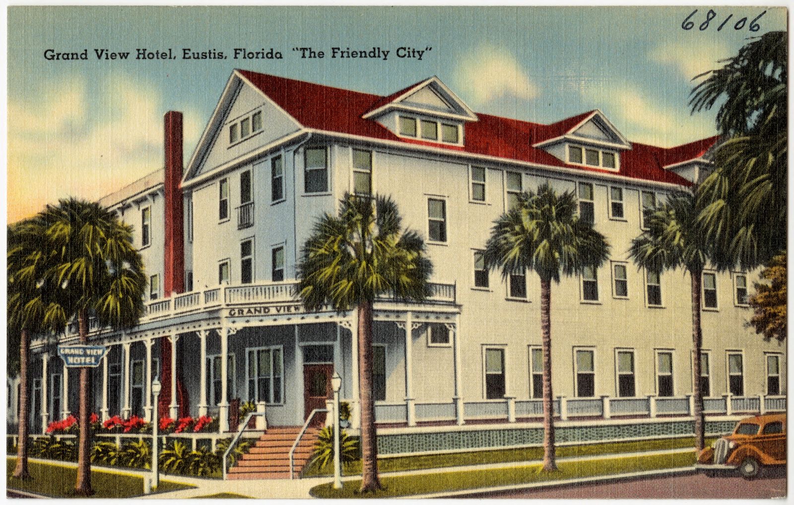 Grand View Hotel, Eustis, Florida, "The Friendly City", Boston Public Library - undated