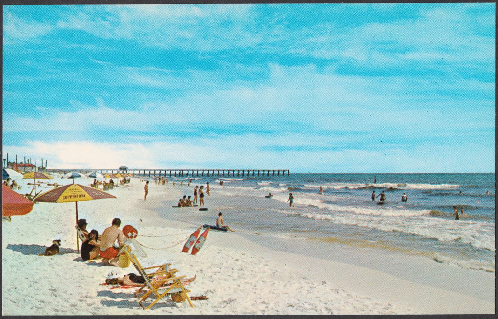 View on the Miracle Strip, near Panama City, Fla., Boston Public Library - undated