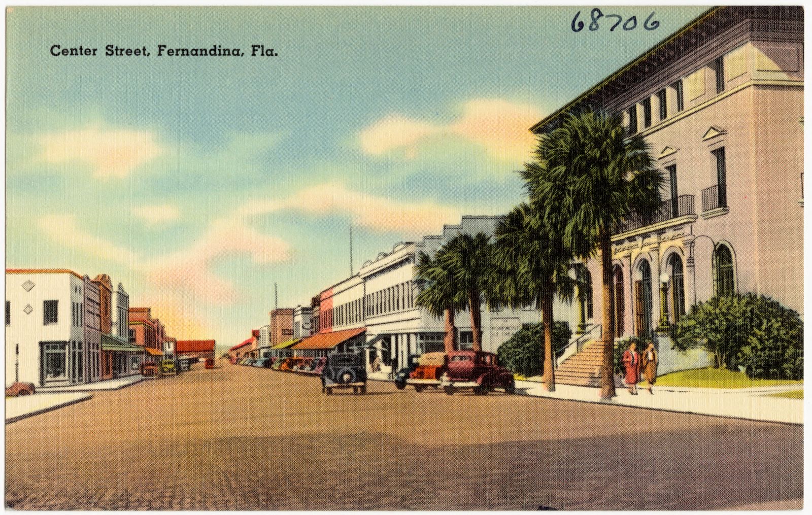 Center Street, Fernandina, Florida, Boston Public Library - undated