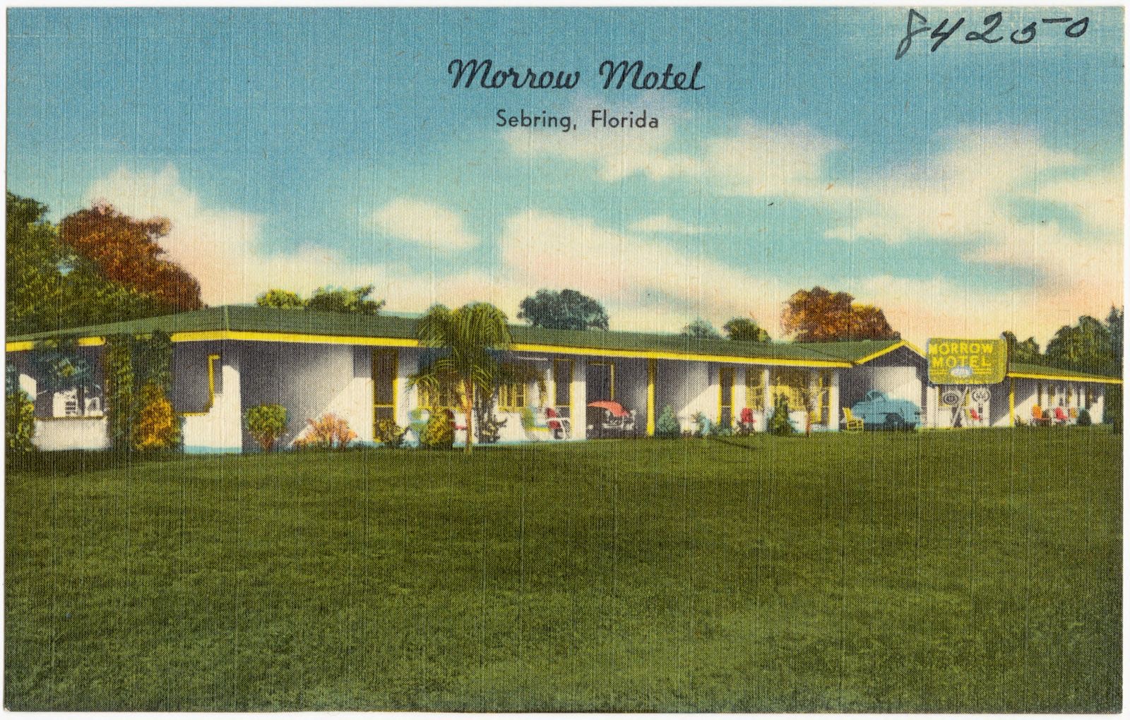 Morrow Motel, Sebring, Florida, Boston Public Library - undated