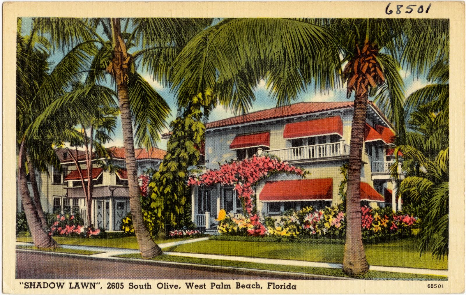 "Shadow Lawn", 2605 South Olive, West Palm Beach, Florida, Boston Public Library - undated