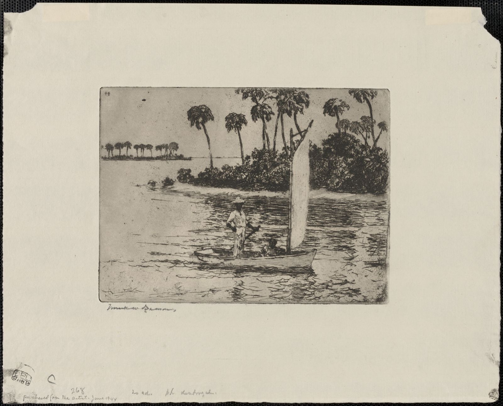 In the Florida Keys, Boston Public Library - undated