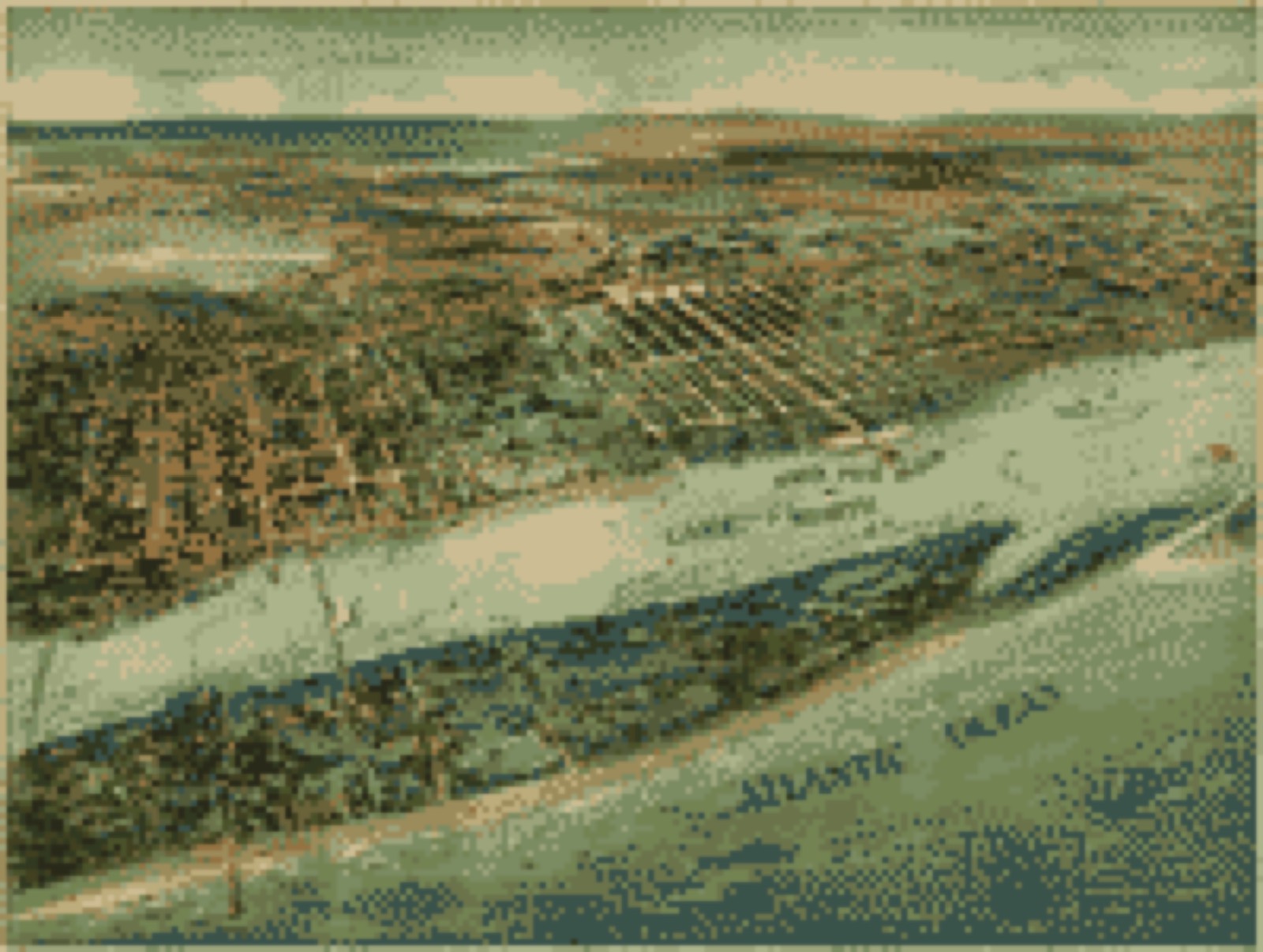 Bird's-eye view, 1915 - [Panoramic view of West Palm Beach, North Palm Beach and Lake Worth]