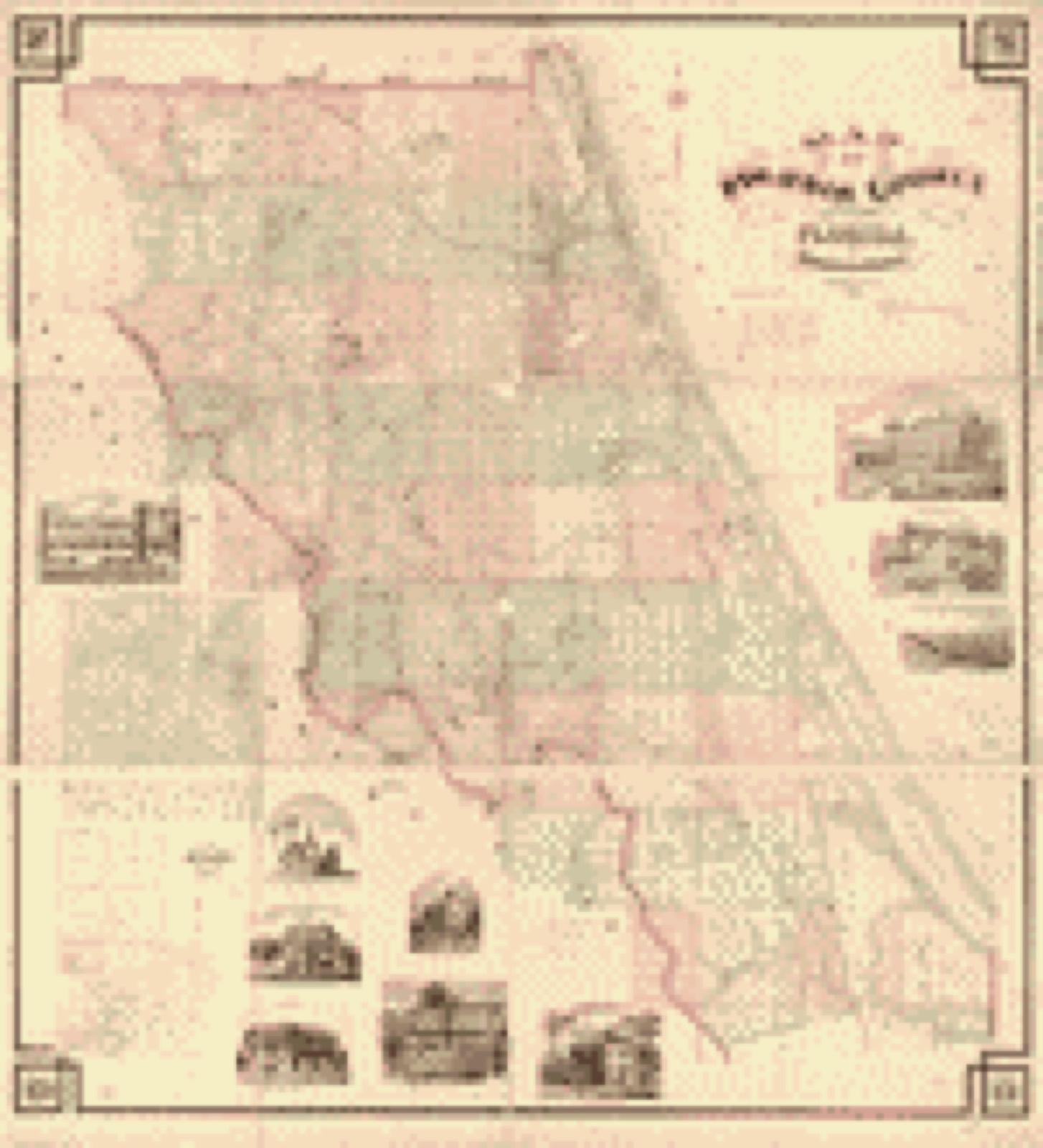 Land ownership map, 1883 - Map of Volusia County and vicinity Florida