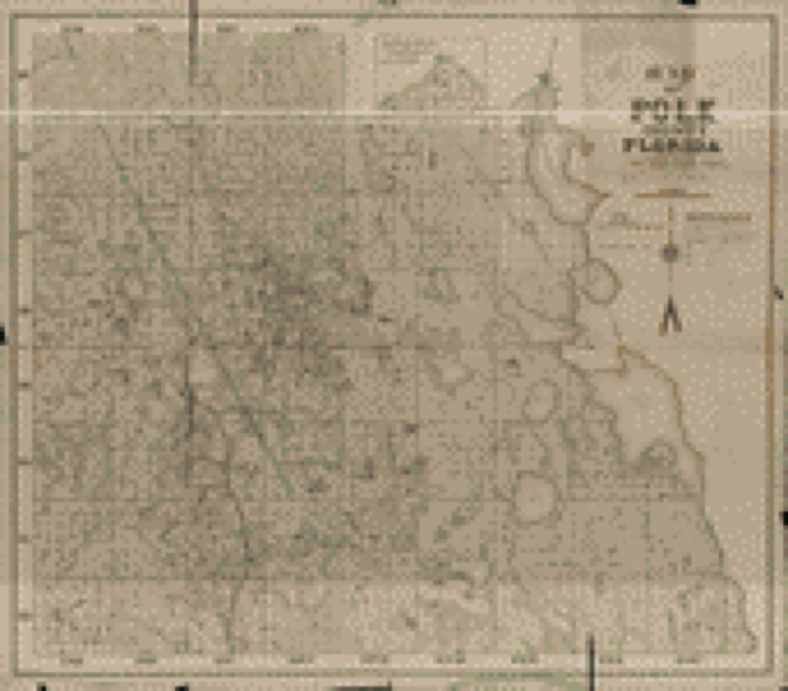 Land ownership map, 1883 - Map of Polk County, Florida