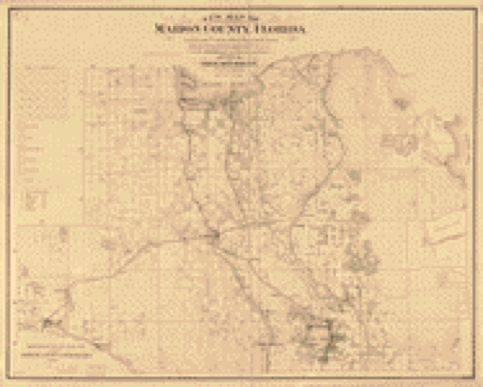 Land ownership map, 1887 - New map of Marion County, Florida