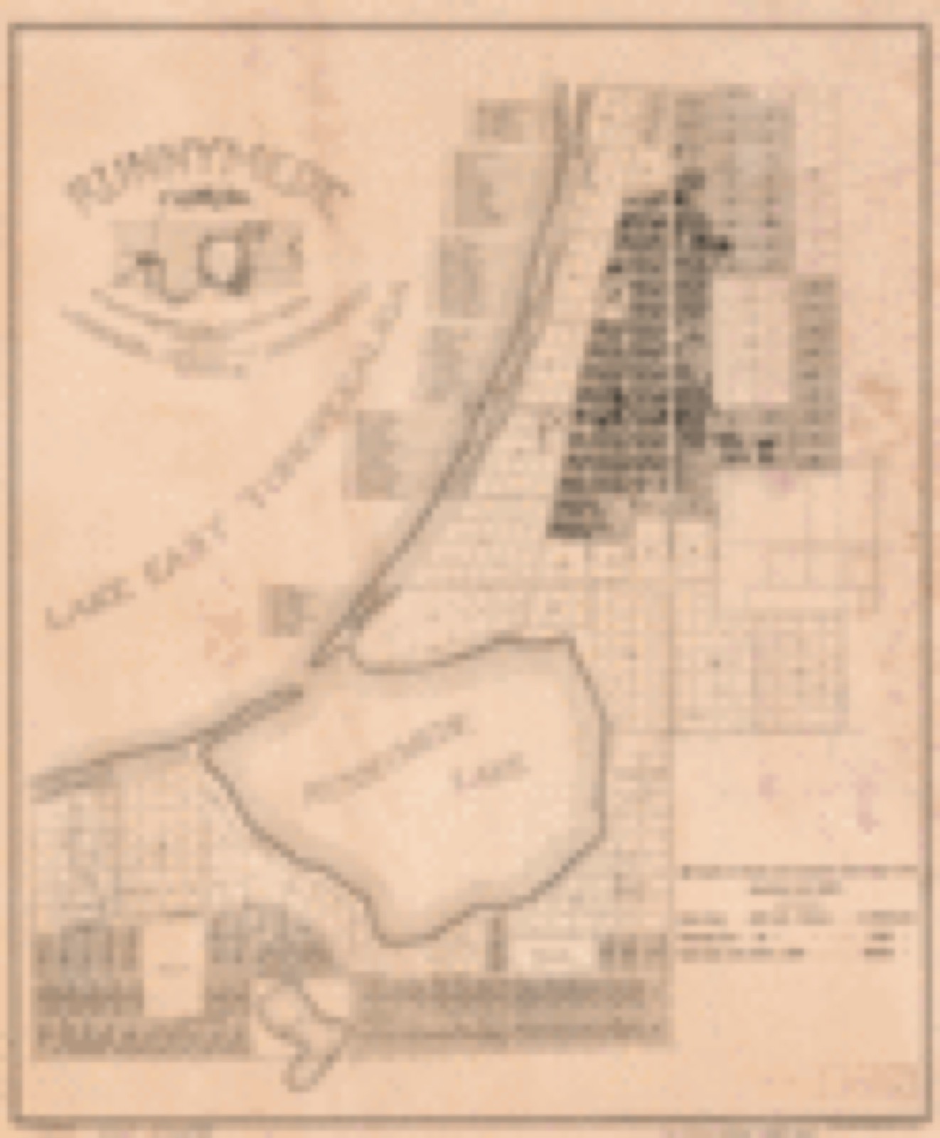 Land ownership map, 1887 - Runnymede Florida