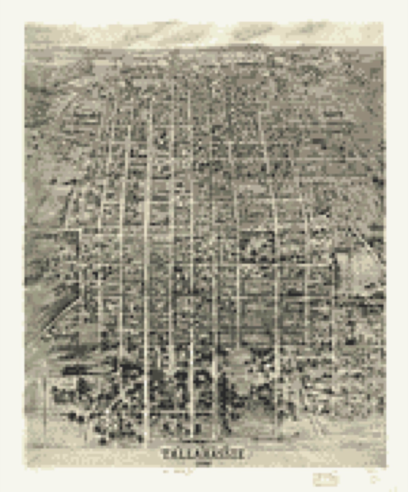Bird's-eye view, 1926 - Aero-view of Tallahassee 1926