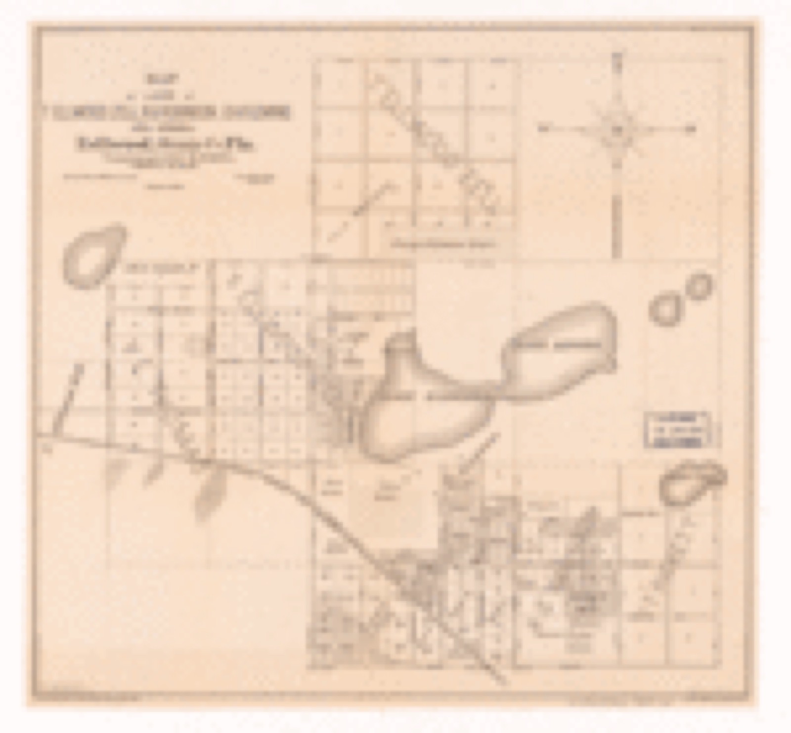 Land ownership map, 1884 - Map of land of T. Ellwood Zell, R. G. Robinson, D. H. Fleming, and others, Zellwood, Orange Co., Fla., comprising parts of secs. 15, 21, & 22 in. T.20.S. in R.27.E.