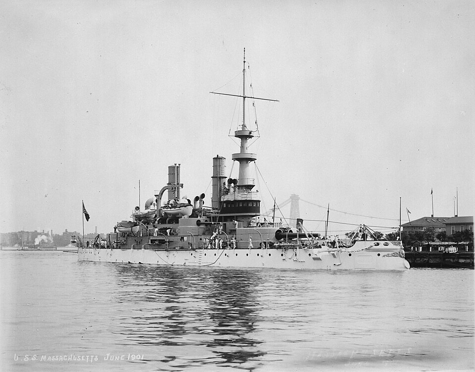 Photograph of USS Massachusetts