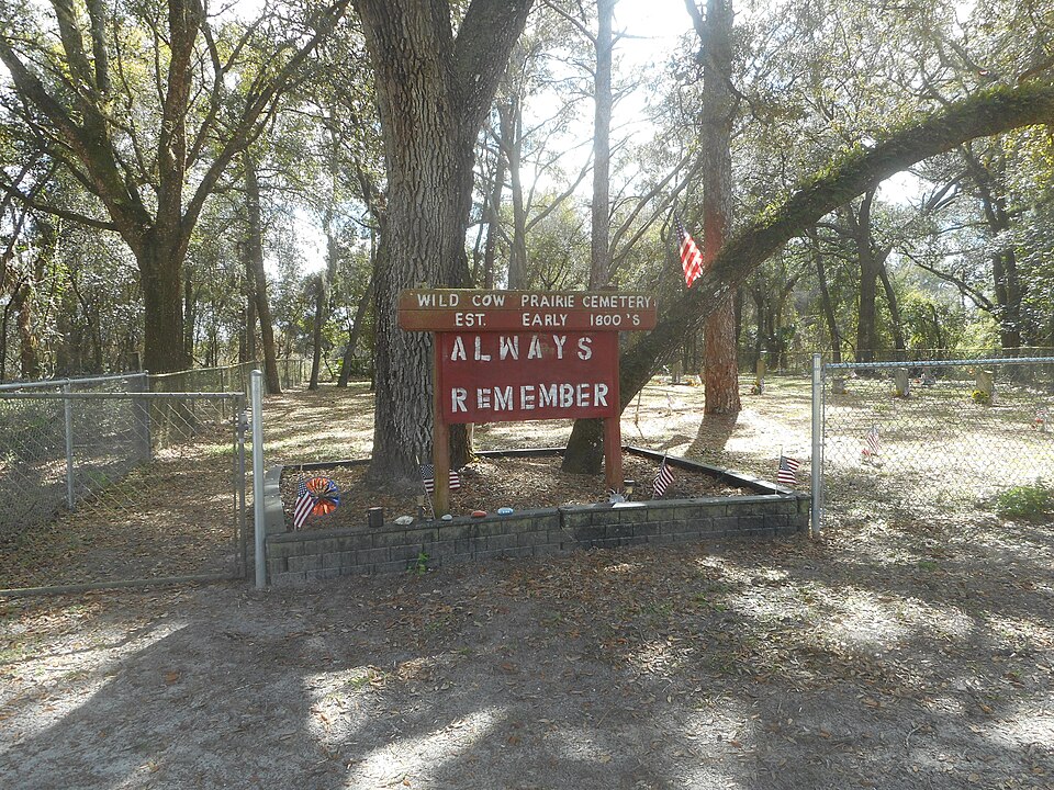 Photograph of Wild Cow Prairie Cemetery