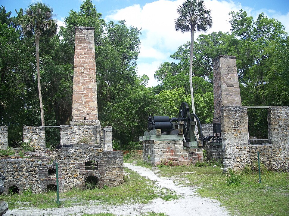 Photograph of Dunlawton Plantation and Sugar Mill