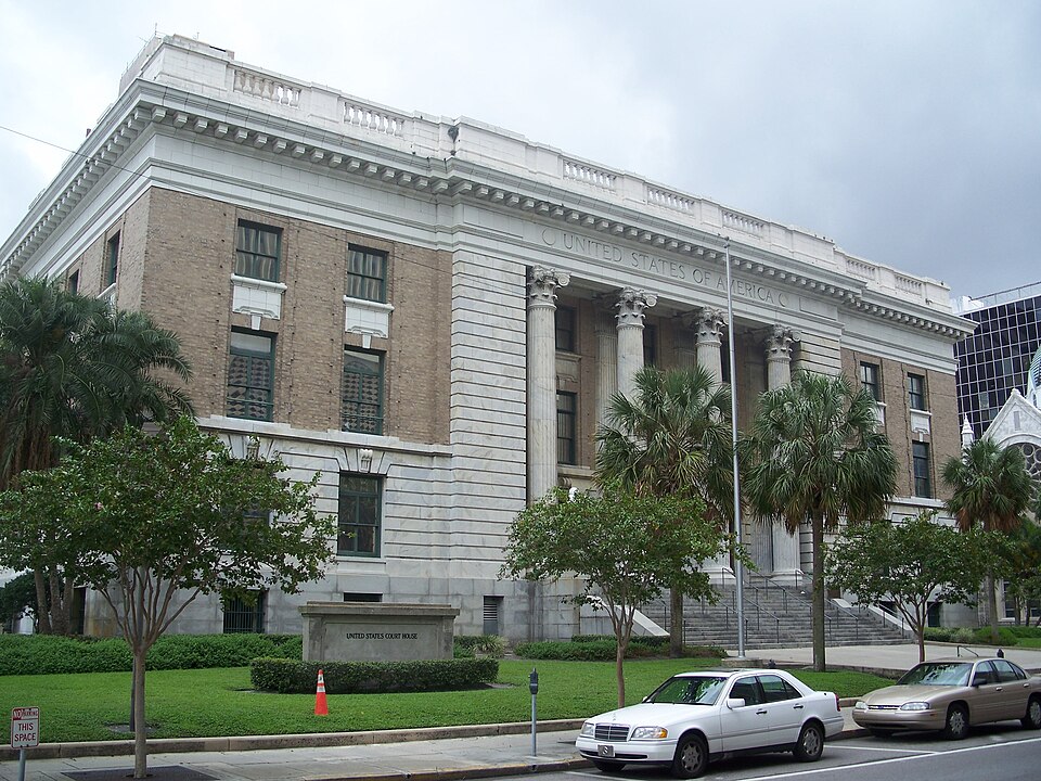 Photograph of United States Courthouse Building and Downtown Postal Station