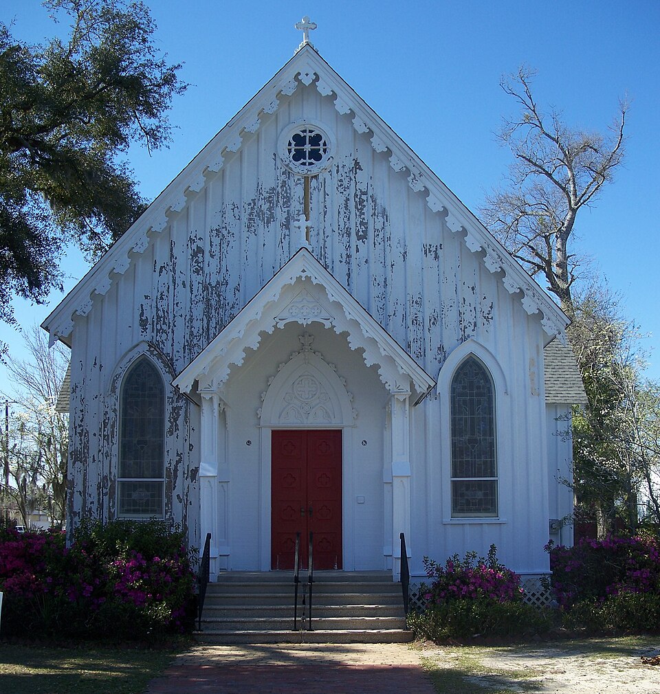 Photograph of St. Mary's Episcopal Church and Rectory