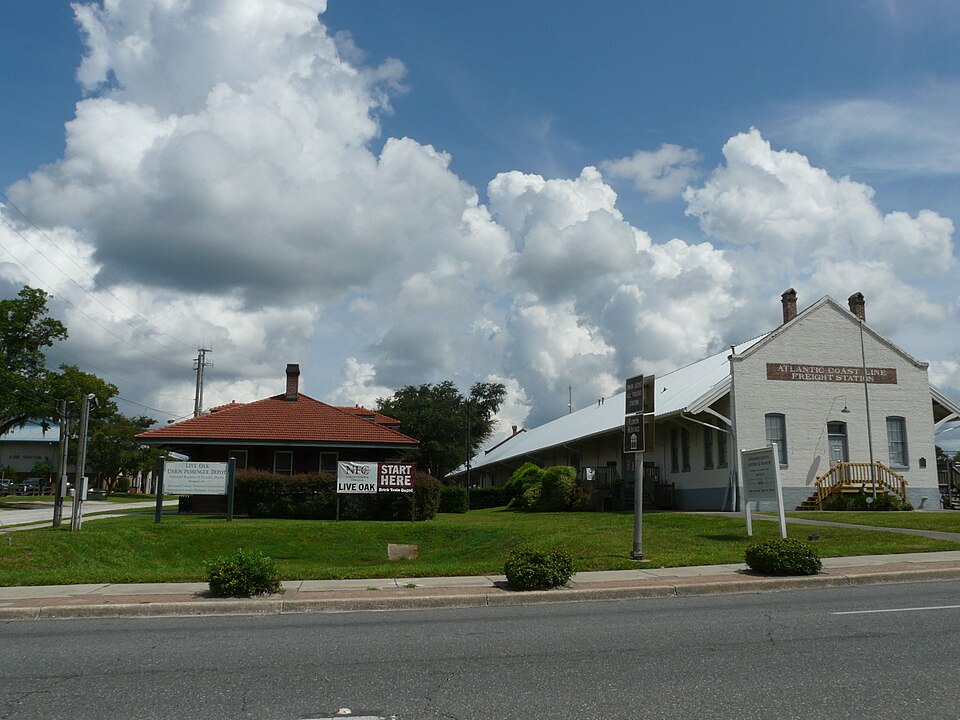 Photograph of Union Depot and Atlantic Coast Line Freight Station