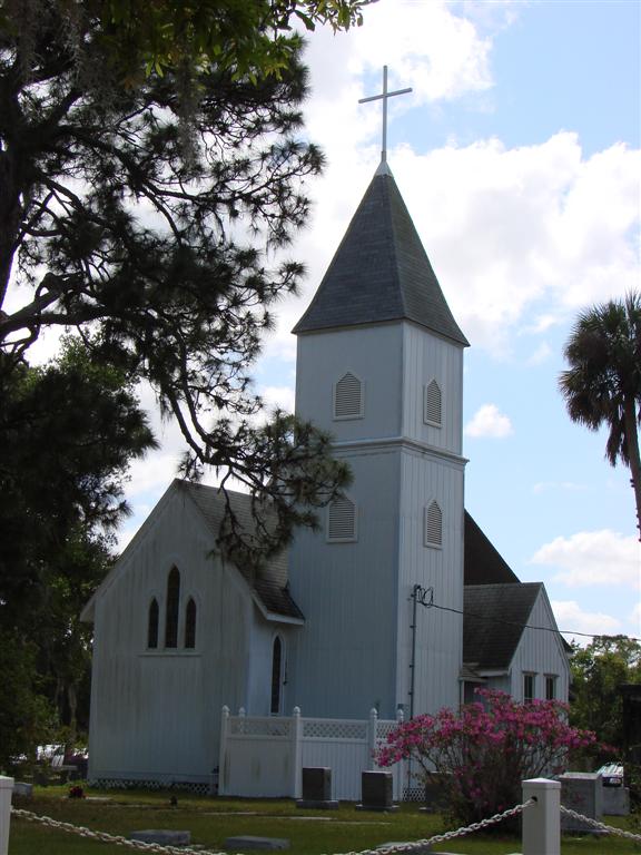 Photograph of St. Luke's Episcopal Church and Cemetery