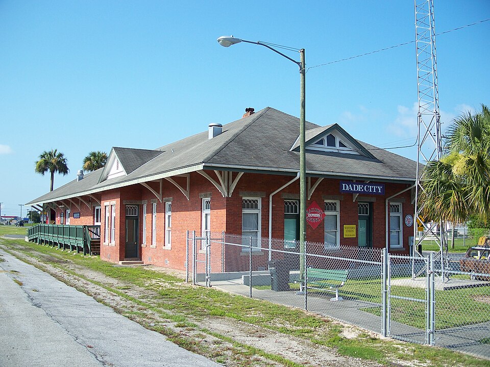 Photograph of Dade City Atlantic Coast Line Railroad Depot