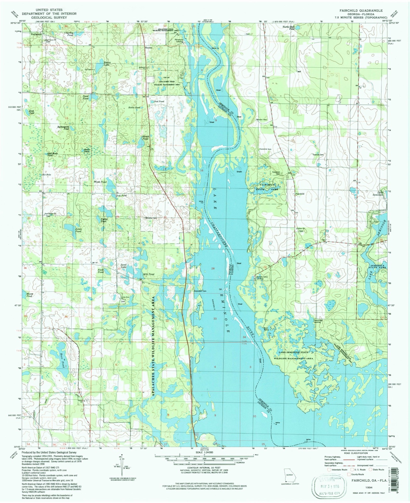 Topographic sheet of Tocktoethla (historical), surveyed 1994