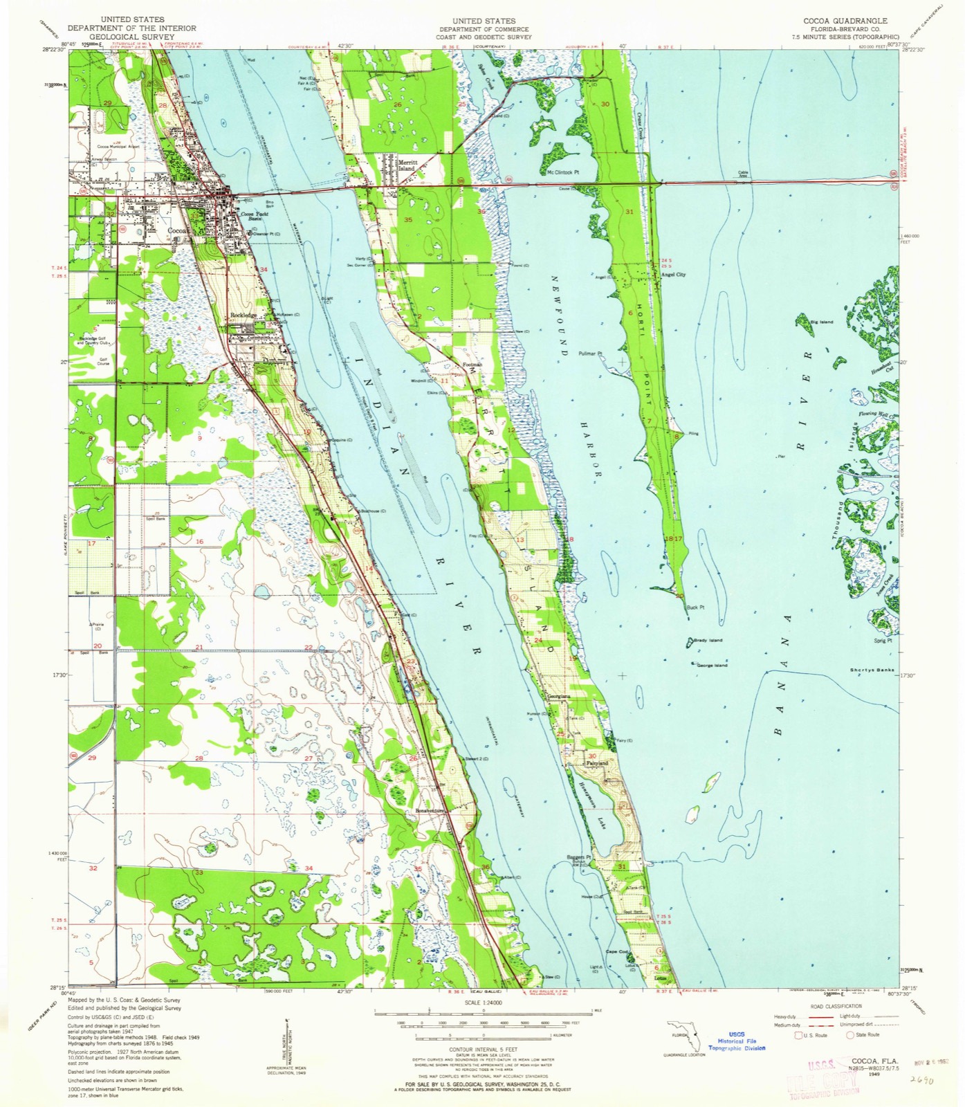 Topographic sheet of Footman, surveyed 1949