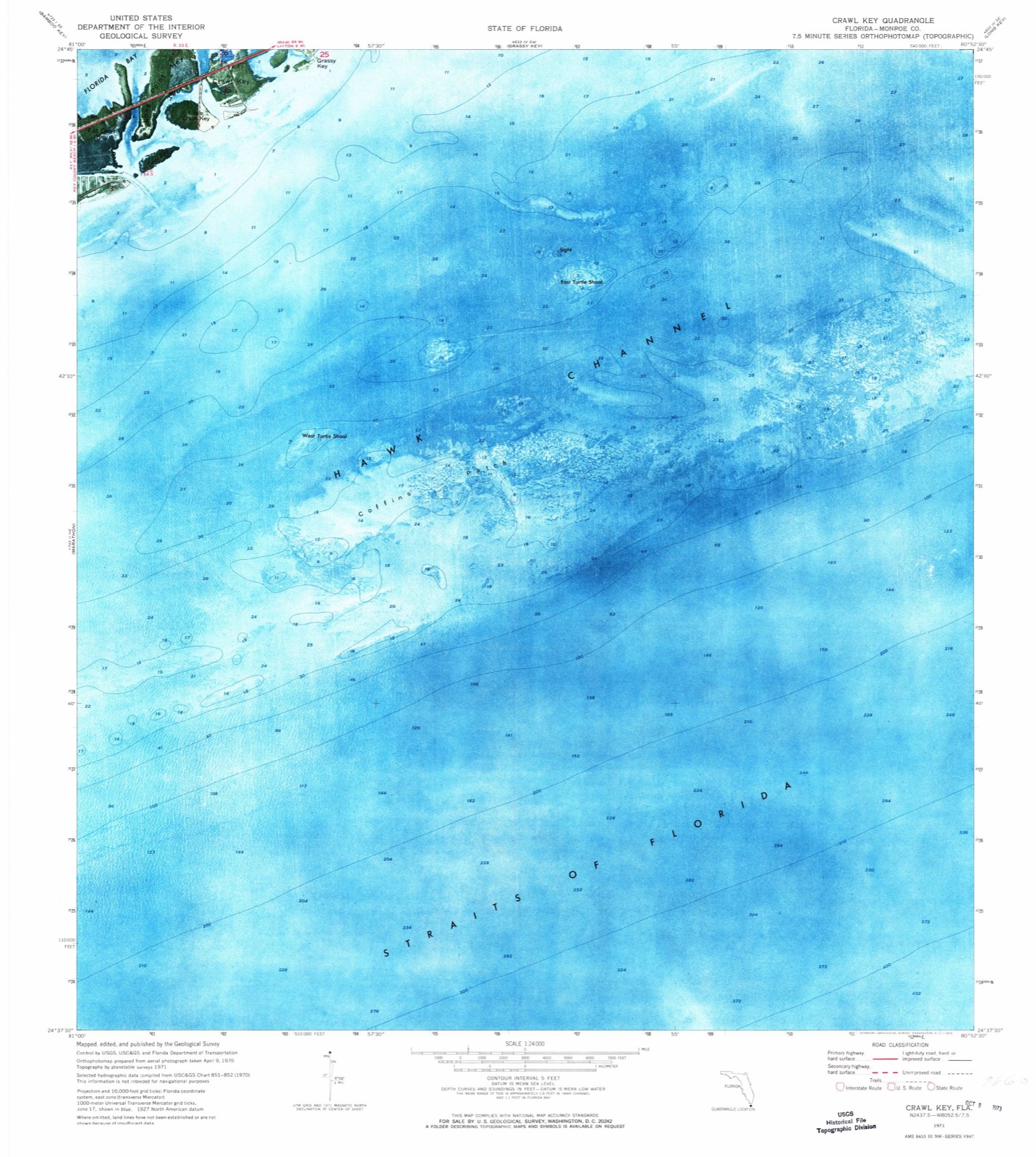 Topographic sheet of Valhalla, surveyed 1971