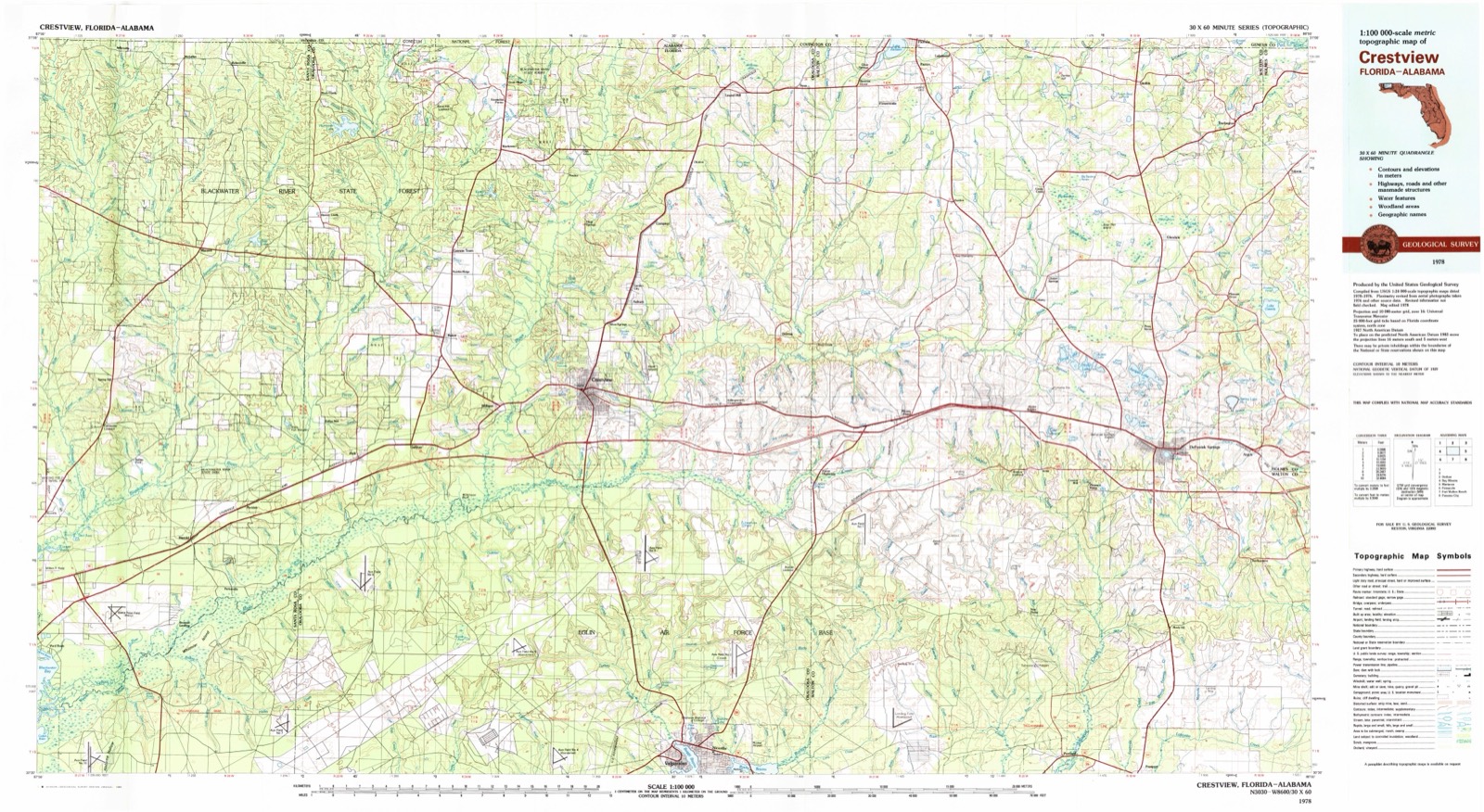 Topographic sheet of Ealum, surveyed 1978