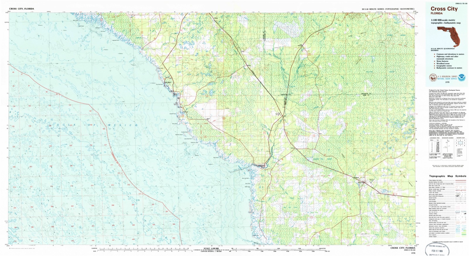 Topographic sheet of Eugene, surveyed 1978