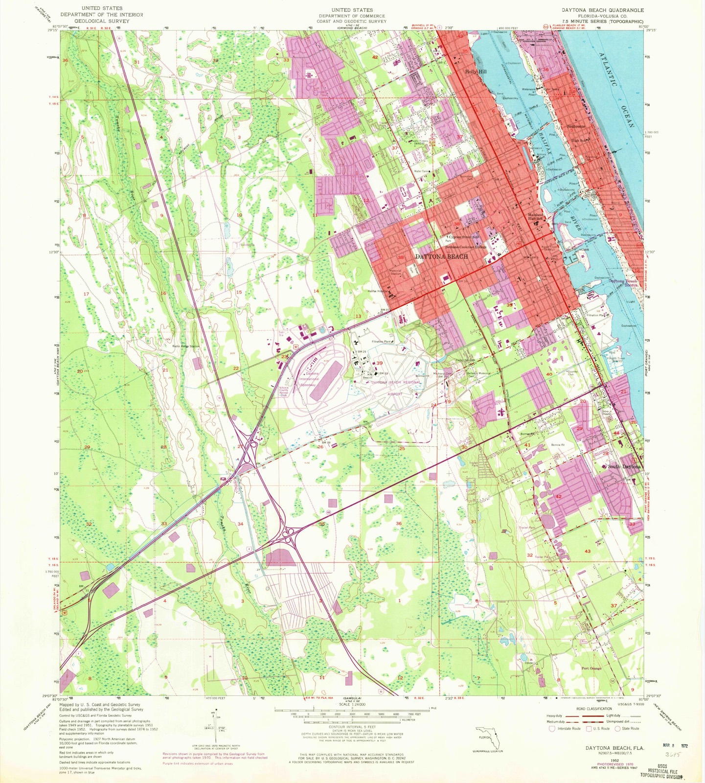 Topographic sheet of Blake, surveyed 1952