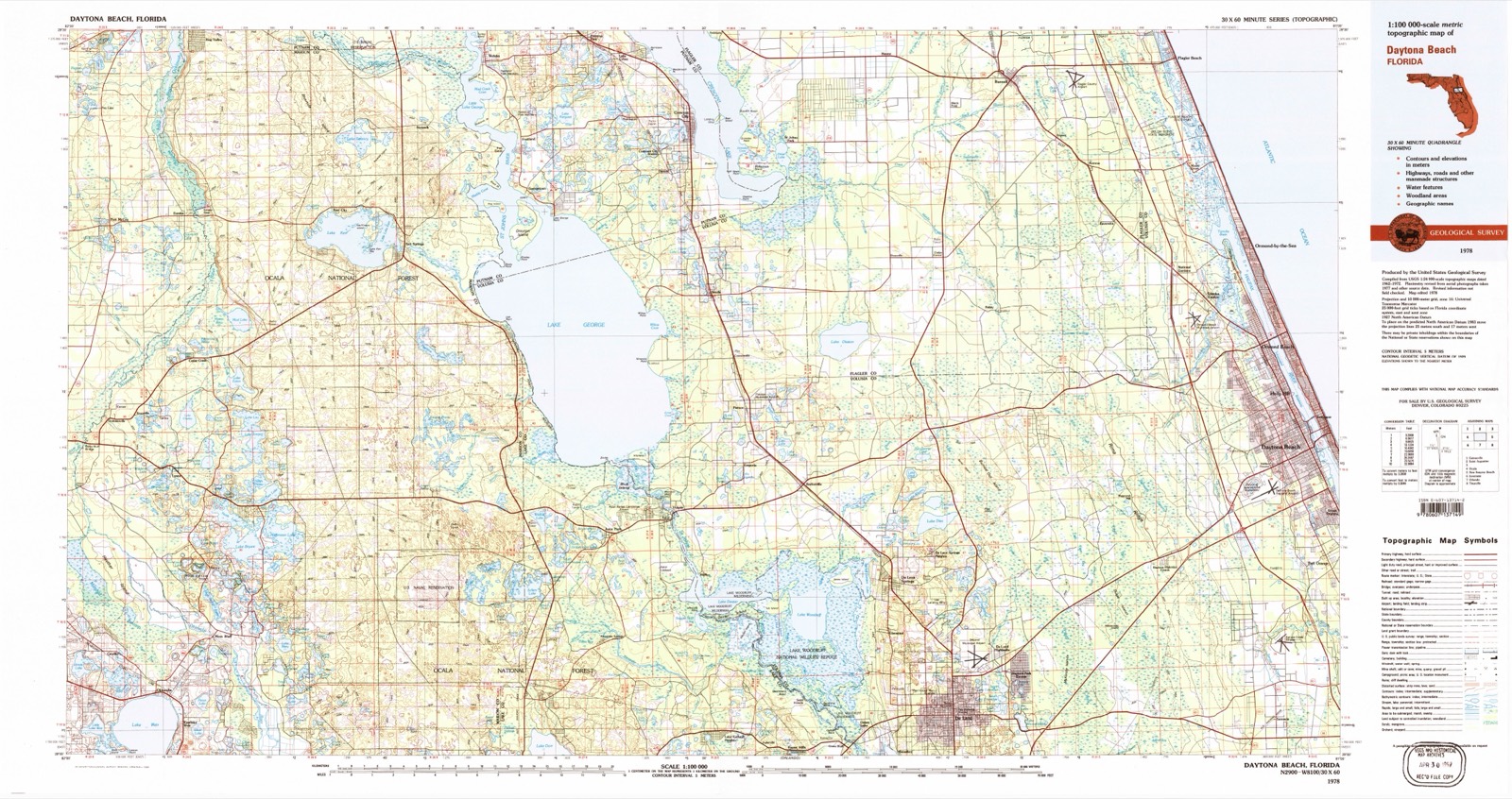 Topographic sheet of Blake, surveyed 1978