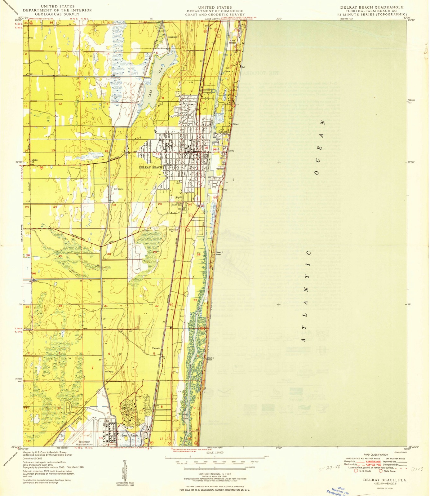 Topographic sheet of Golf, surveyed 1950