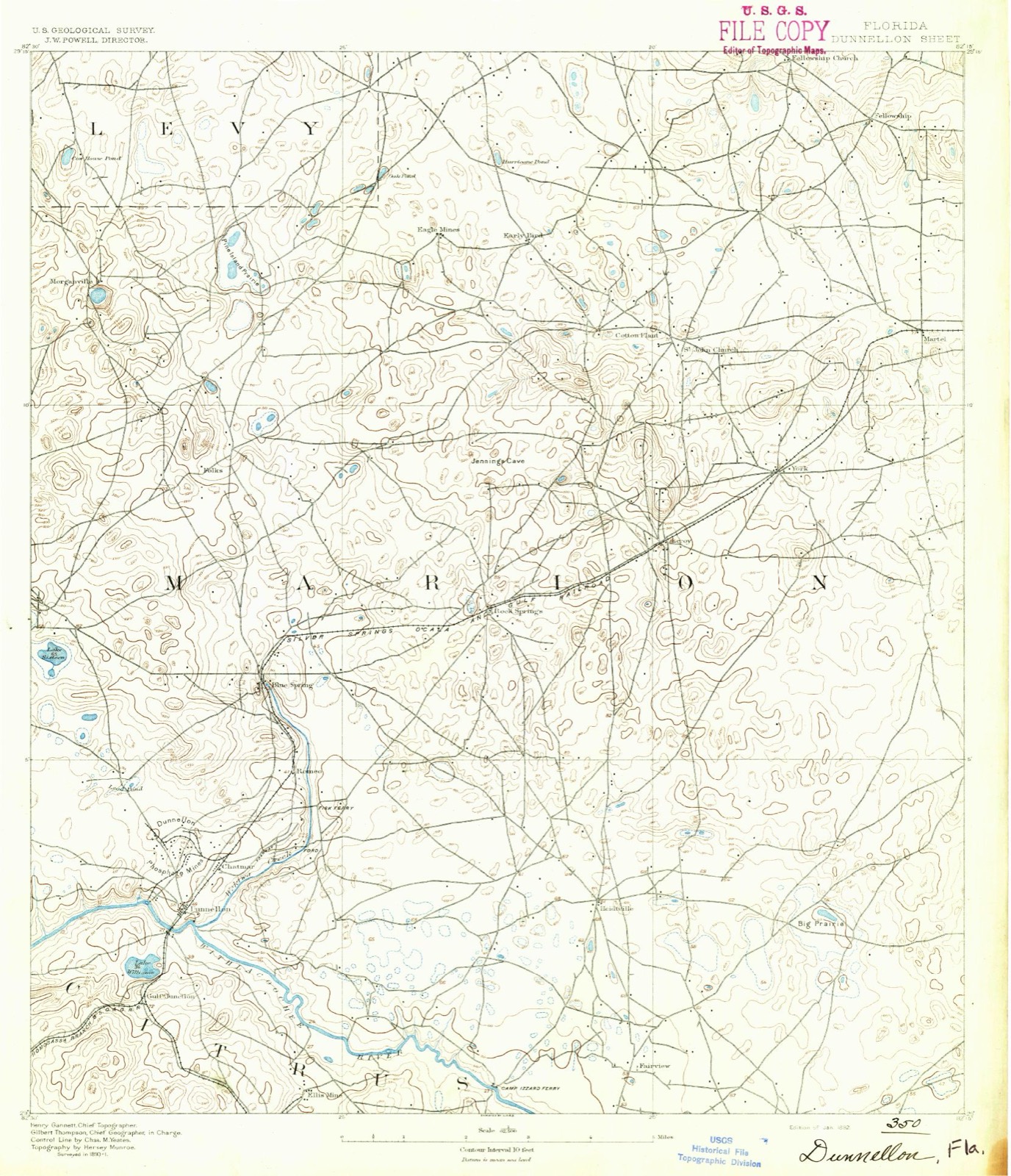 Topographic sheet of Chatmire, surveyed 1892