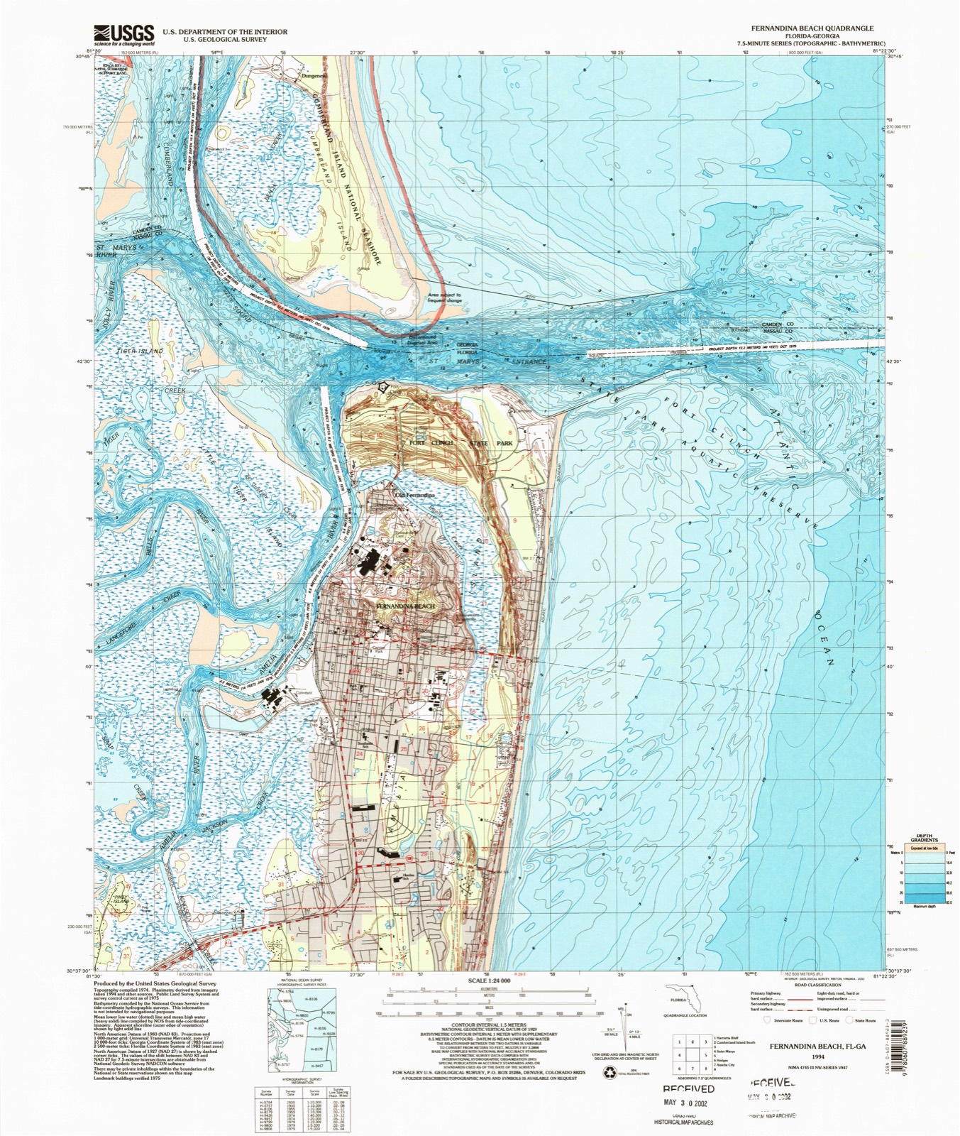 Topographic sheet covering John Denham Palmer House, surveyed 1994