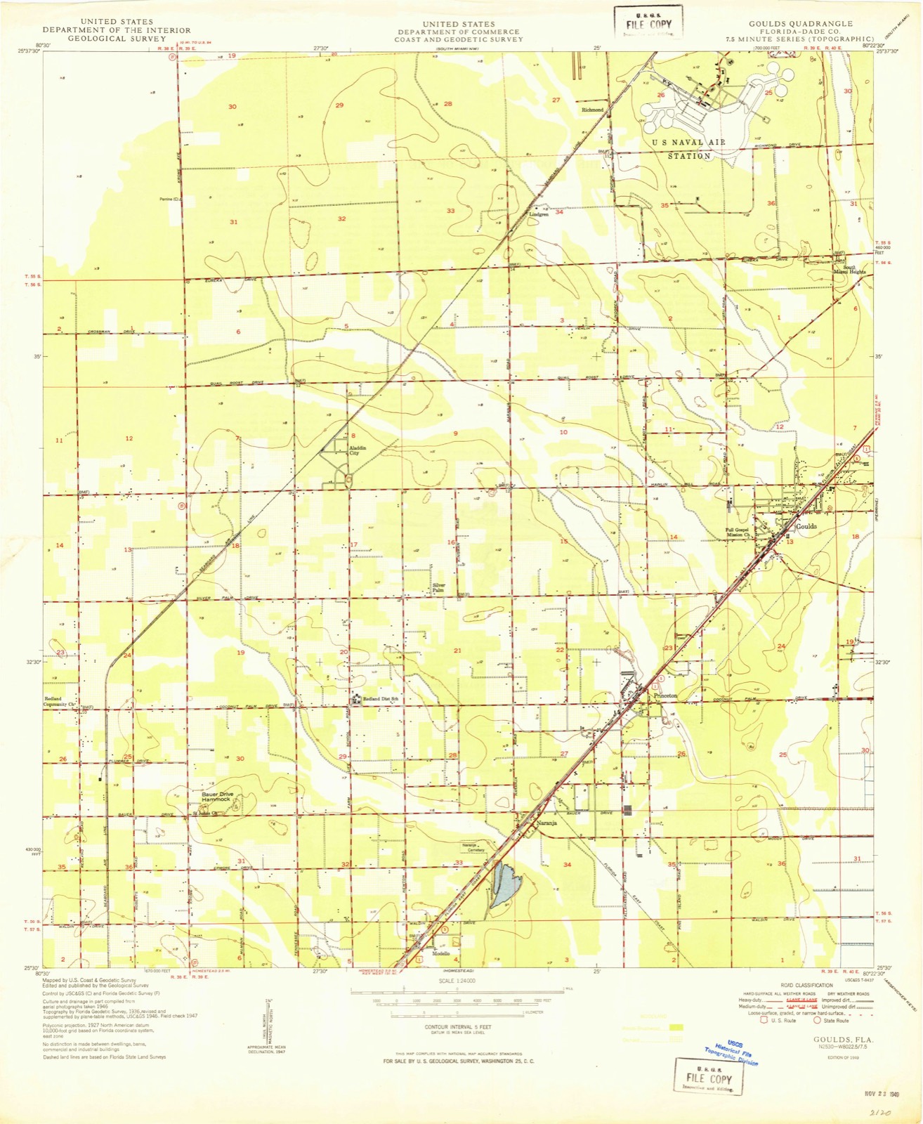 Topographic sheet of Inlikita, surveyed 1949