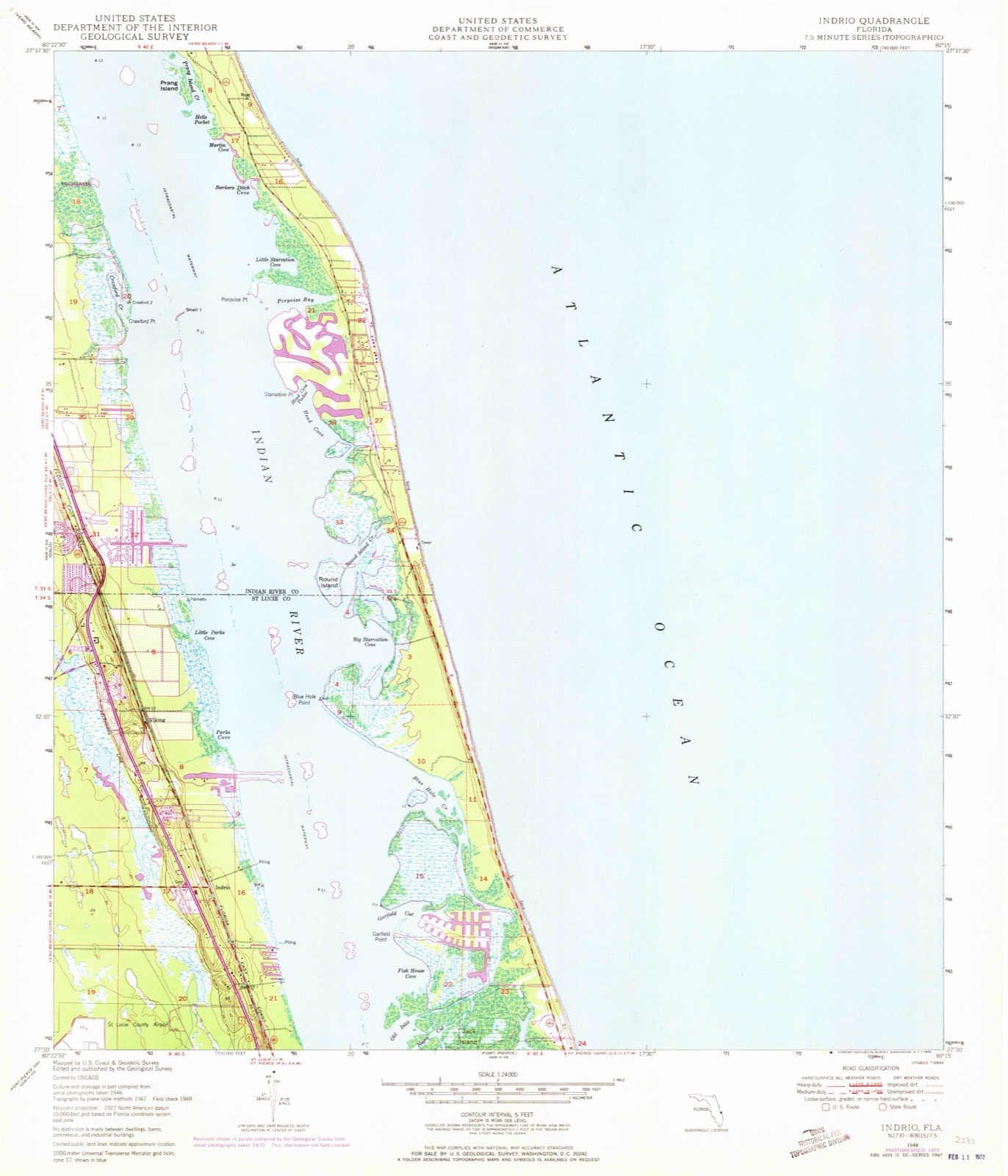 Topographic sheet of Viking, surveyed 1948