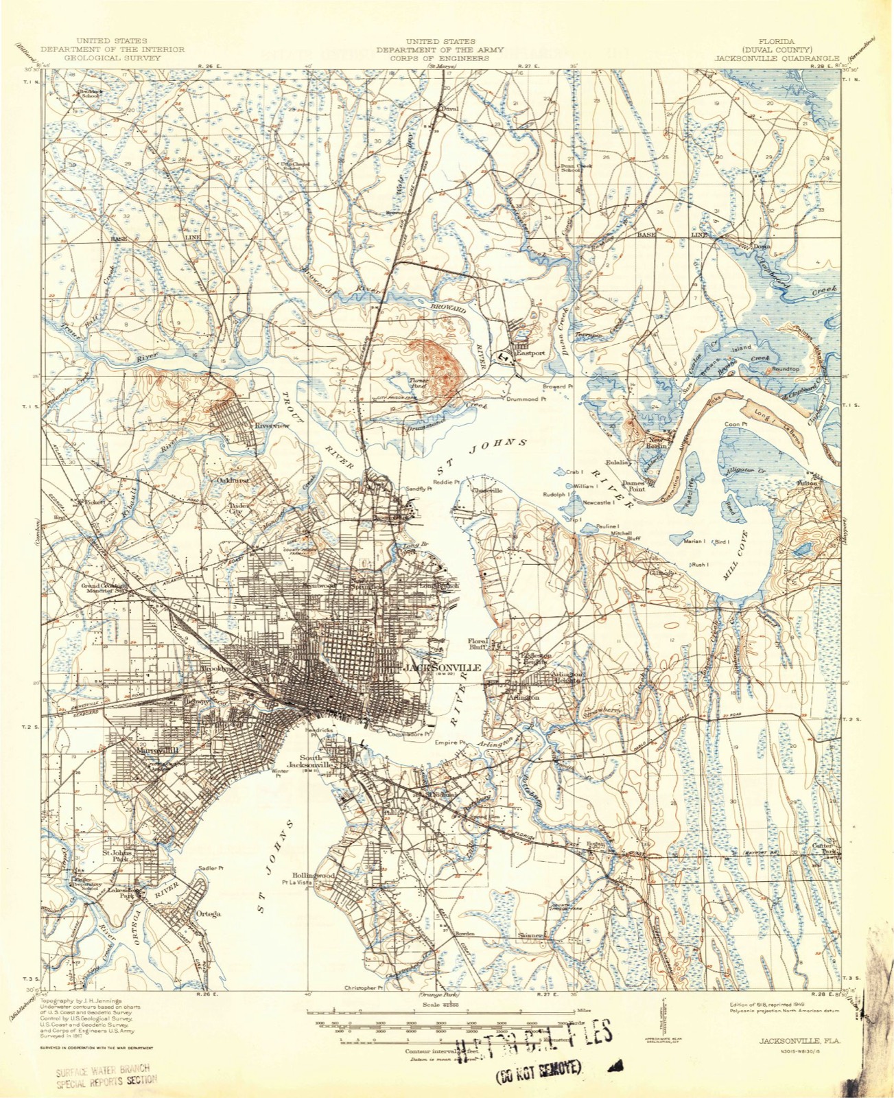 Topographic sheet of Gilmore, surveyed 1918