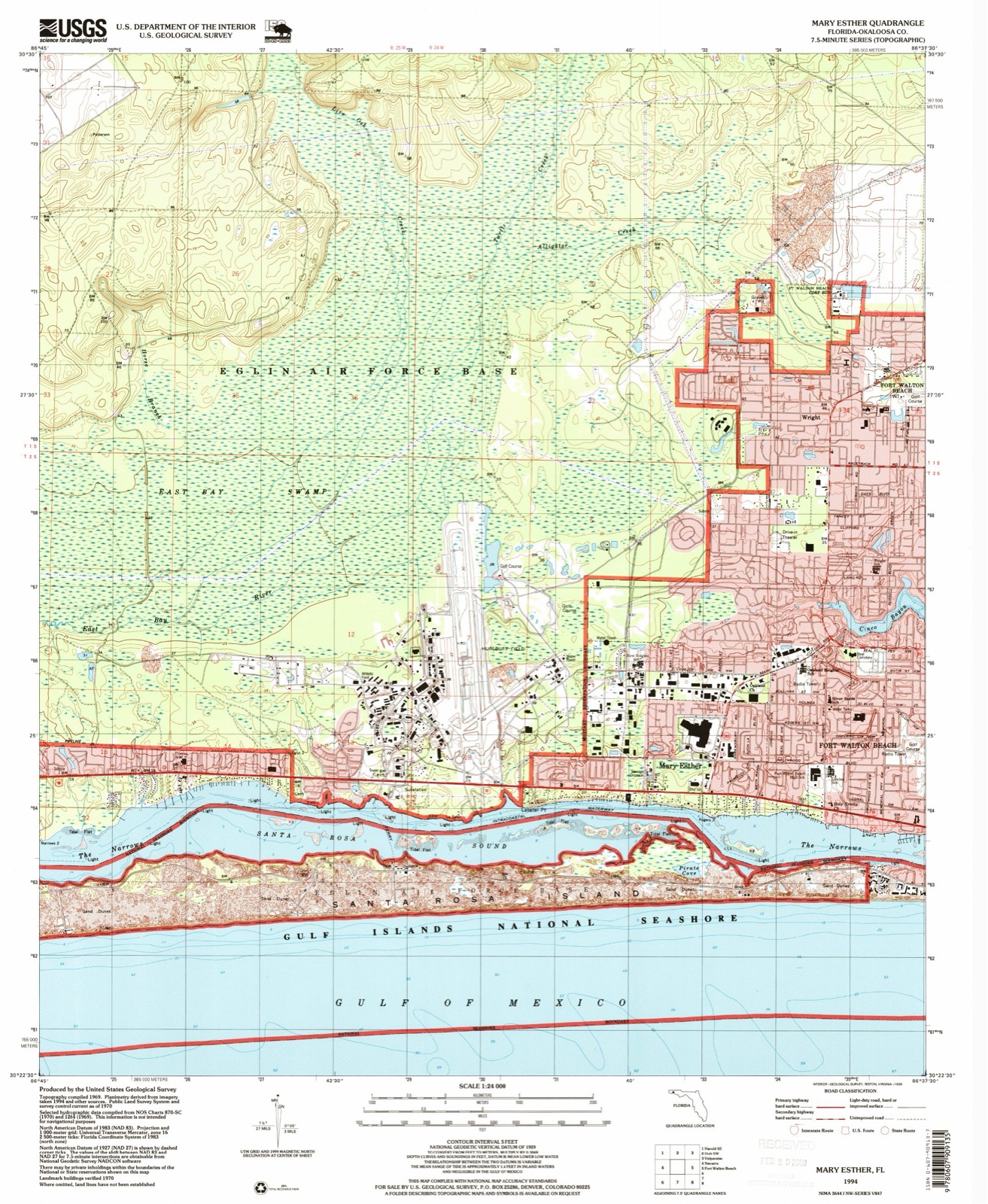 Topographic sheet of Harris, surveyed 1994