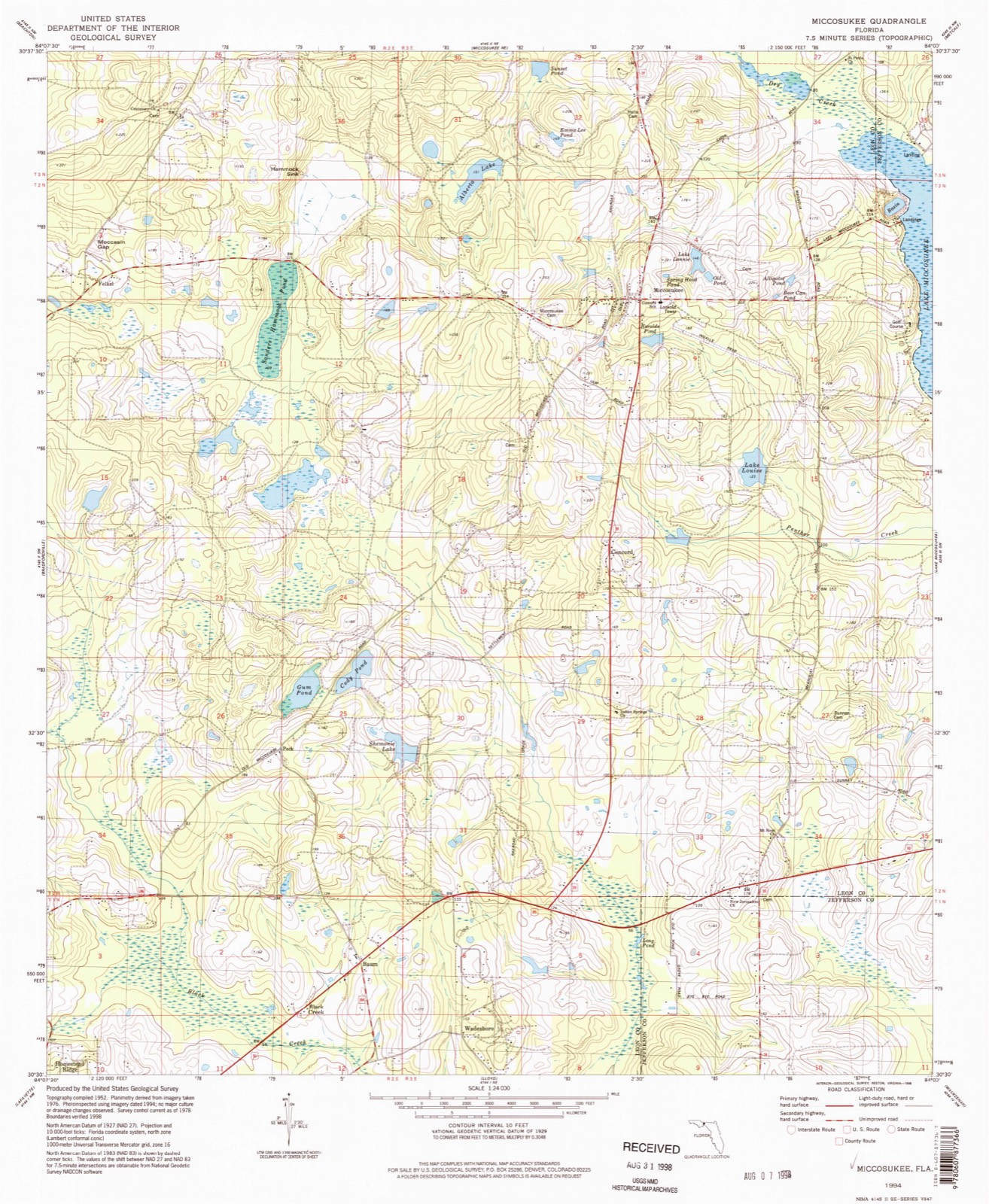 Topographic sheet of Baum, surveyed 1994