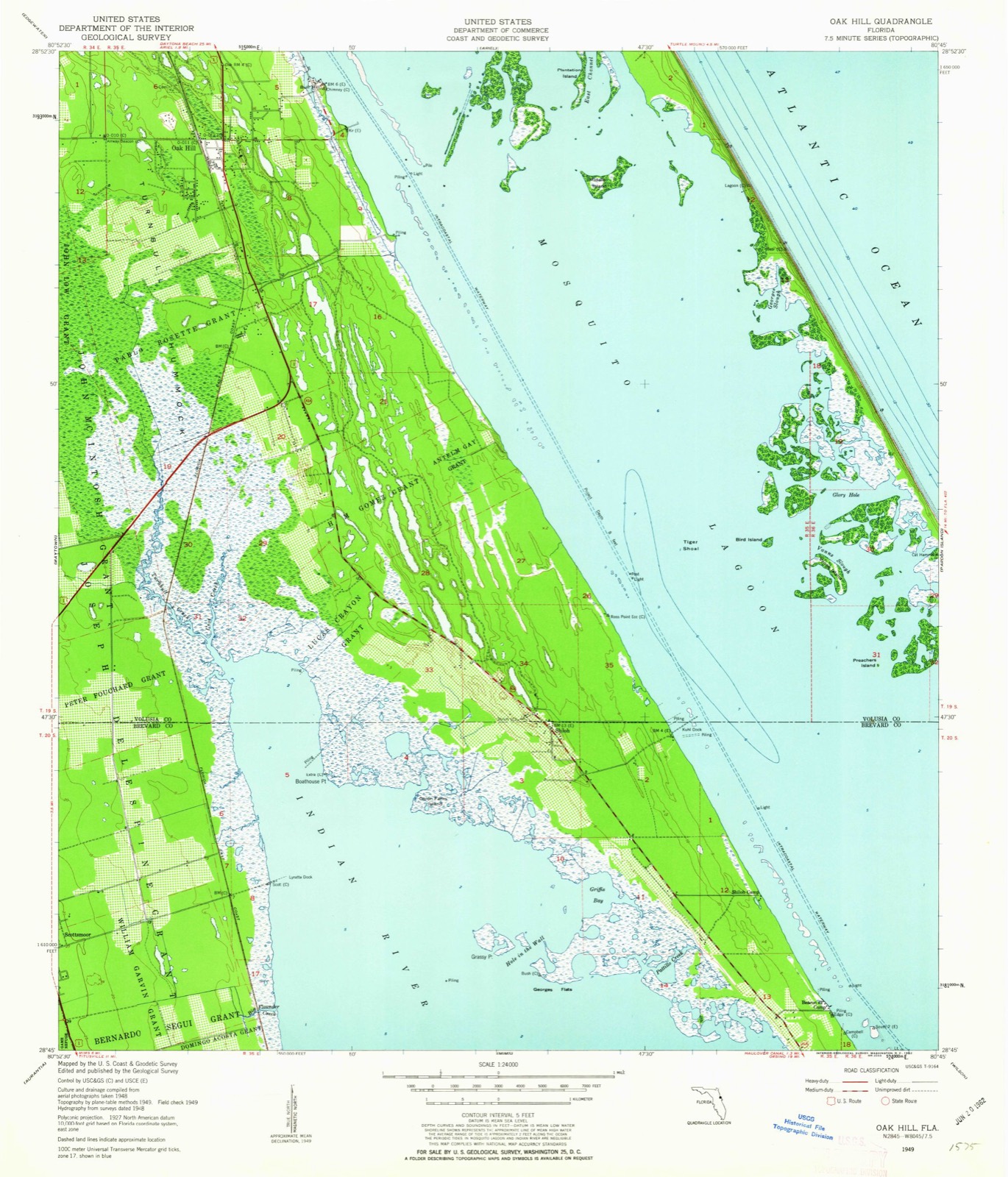 Topographic sheet of Shiloh, surveyed 1949