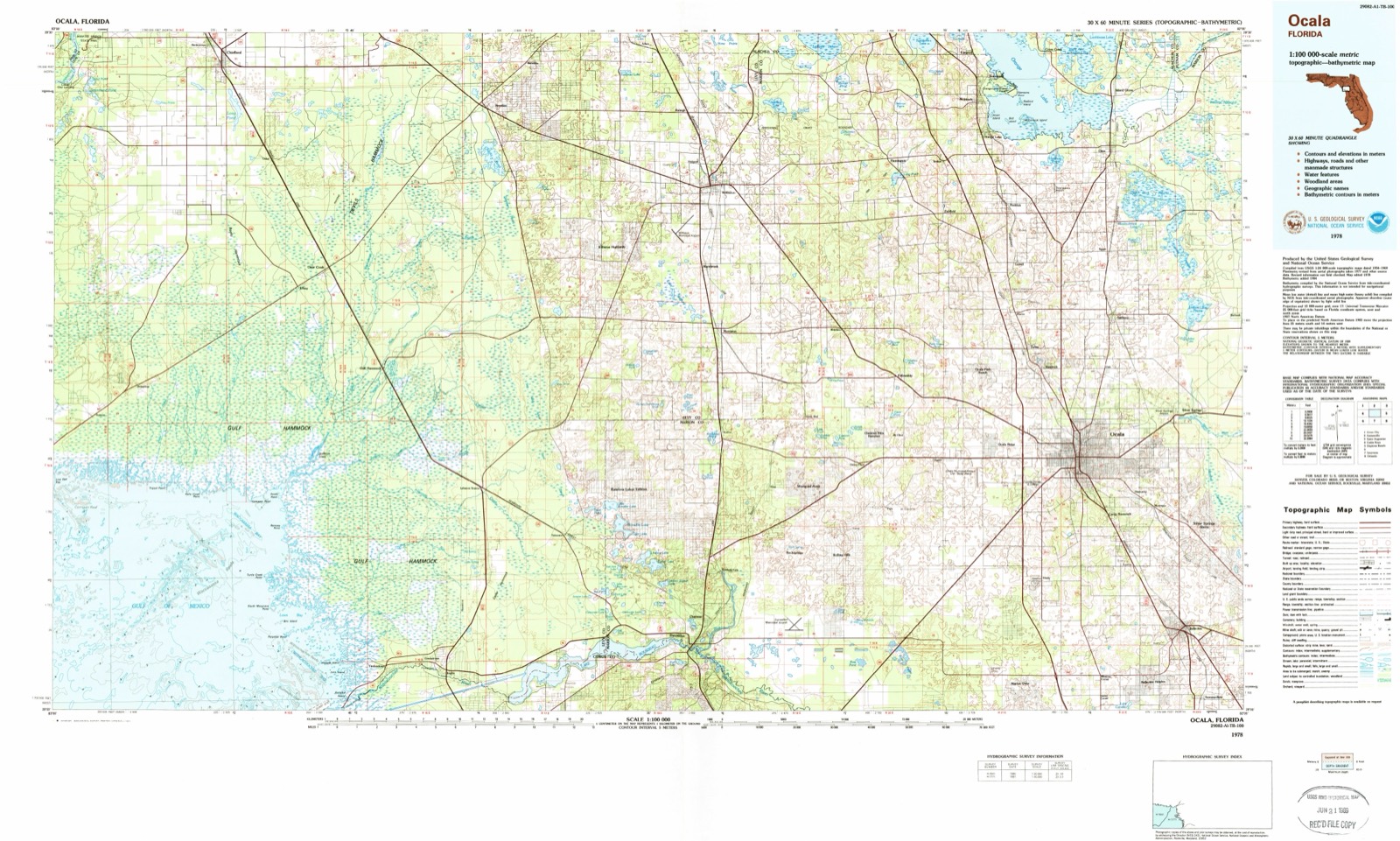 Topographic sheet of Beetree Ford, surveyed 1978